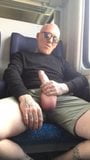 Big balls wank on the train snapshot 4