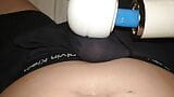 Hitachi wand vibrando mi polla a través de mis boxers dmvtoylover snapshot 14