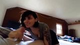 Gorgeous short haired french girl on top snapshot 3