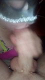 Masked slut bj & cum shot on tits snapshot 4