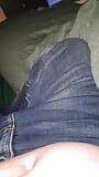 Step son pulled down jeans and let step mom handjob his dick snapshot 1