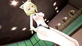 Nekomata Oku hentai dança fazê-lo - Akazukin09 - loira cor de cabelo edit Smixix snapshot 7