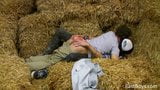 Cute Boys have sex in the Hayloft snapshot 2