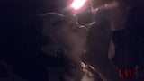 Manuela Albertini & Adila Venus in Night Time Party Kissing snapshot 8