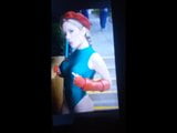 Cammy blanke cosplayer Crystal Graziano tieten sop sperma eerbetoon snapshot 1