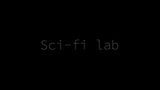 एलियन मॉन्स्टर बेकार है कठिन ए युवा ब्लोंड में the sci-fi lab snapshot 1