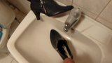Piss in wifes high cut court shoe snapshot 2