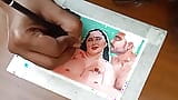 Arte erótico o dibujo de una mujer india sexy teniendo una aventura caliente con su dos cuñados snapshot 15