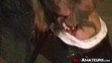 Inked amateur Rave B hard banging punk rock gay after BJ snapshot 7