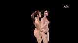 Preliminari di ragazze lesbiche - Porno cartone animato 3d snapshot 14