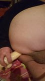 Huge 9 inch dildo cock stretching my bum snapshot 1