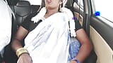 E -2, P -1, indian saree aunty with son in law car sex, telugu dirty talks snapshot 16