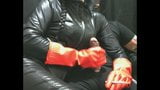 smoking wife in red rubber gloves milking me 1 promo snapshot 1