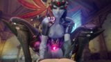 Overwatch - produttore di vedove cavalca il cazzo in posizione cowgirl (suono) snapshot 3