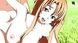 Sword Art Online Hentai Fucking Asuna Uki Anime Cartoni animati Naruto Kunoichi Allenatore MILF Adolescenti Tette grandi Asiatiche Cosplay D snapshot 3