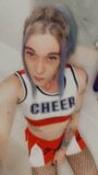 Hot Cheerleader Wants the Team To Fuck Her snapshot 1