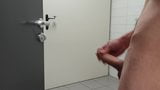 Edging nackt in der Toilette in der Öffentlichkeit für Dunkle Leidenschaft snapshot 7