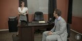 ANGELA WHITE - CFNM Big Natural Tits Hardcore Office Fuck snapshot 3