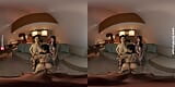 3D VR Pov, busty asian bffs let you fuck their friend doggystyle, 3D animation VR snapshot 12