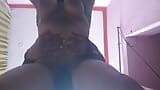 Indian young wife take a big cock from behind and moaning hardly. snapshot 5