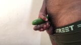 daddy Big black cock masturbation with dildo snapshot 3