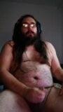 Fat bear masturbates and cums on his chest snapshot 2