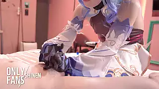 Genshin Impact, ganyu cosplayer bị đụ, cosplay cosplay anime ...
