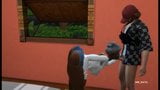 Curvy ebony granny, the sims 4 snapshot 7