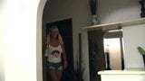 BLOND bunches white vest Denim shorts snapshot 1