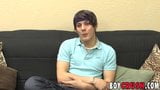 Barely legal gay man masturbating in the casting show snapshot 7