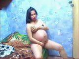 वेबकैम में Vianna गर्म गर्भवती लड़की snapshot 10