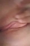 Latina shaved pussy and rubs clit snapshot 2