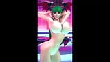 Morrigan baila su ropa y rebota sus tetas perfectas snapshot 1