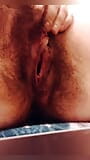 Simply 5 mins of huge hairy cunt close up snapshot 1