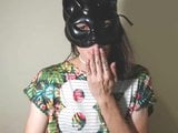 Pretty Tgirl wearing mask snapshot 18