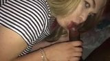 Pretty young blonde sucking BBC snapshot 4