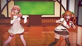 MMD R-18 Anime κορίτσια σέξι κλιπ χορού 258 snapshot 5