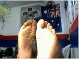 Straight guys feet on webcam #385 snapshot 4