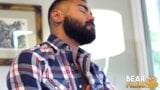 BEARFILMS Blindfolded Gay Bear Avi Strider Masturbates Solo snapshot 1