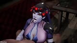 Widowmaker Gets Cum All Over Her Face During a Titty Fuck snapshot 10