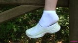 Lindsey dangling nurse shoe sock full vid snapshot 3