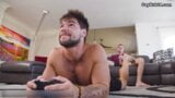 Hot guy fucked bareback while playing video games snapshot 3