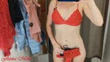 The girl tries on beautiful lingerie snapshot 8