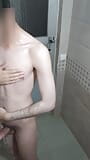 Masturbation and cumshot while bathing and showering, amateur Iranian nude boy bathing  part2 (Danieltp2002) snapshot 5