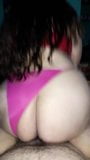 sexo con mi mujer en tanga rosa snapshot 7