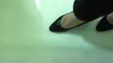 Friends Sexy Feet in Wet Office Heels snapshot 9