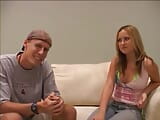Blond teen gets pounded on couch snapshot 2