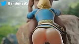 Princess Zelda Sucking A Big Black Cock snapshot 10
