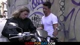 Gay homosexual seduces muscle hetero biker snapshot 7