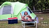 Nina Rivera plays with her pussy on her first camping trip Super Hot Flims snapshot 3